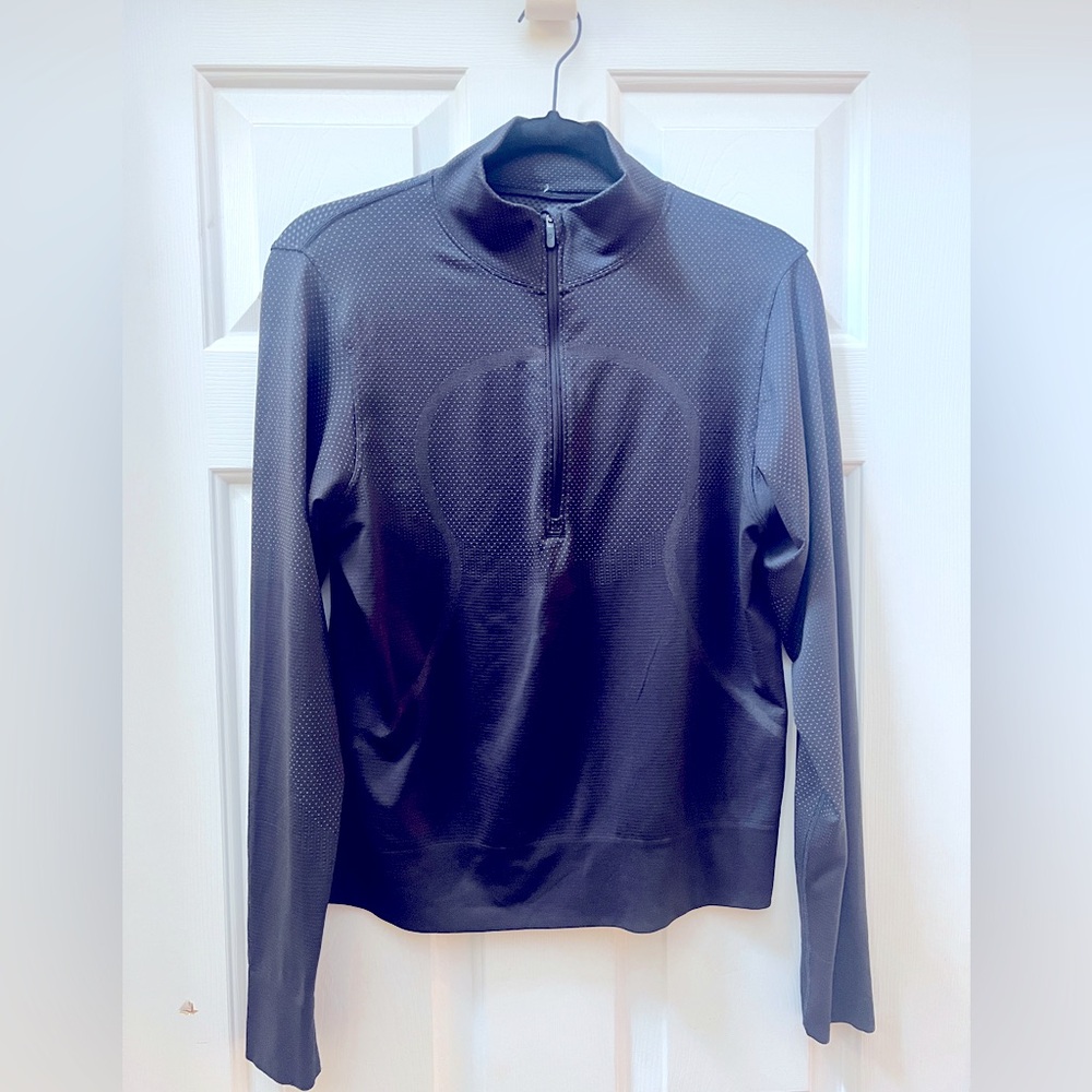 Lululemon Black Vented half-zip